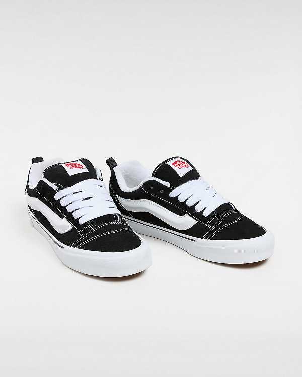 Black Women Vans Knu Skool Skate Shoes Canada | VN6480375