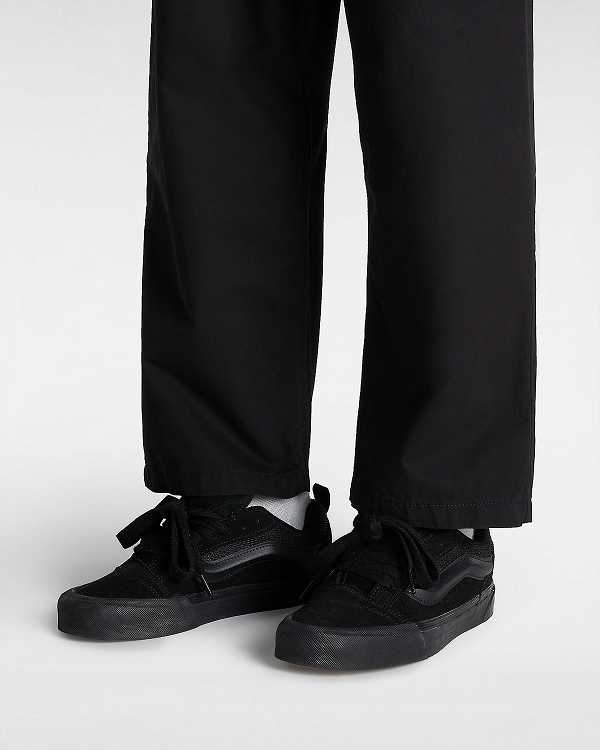 Black Women Vans Knu Skool Skate Shoes Canada | VN7431582