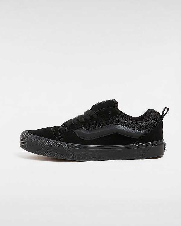 Black Women Vans Knu Skool Skate Shoes Canada | VN7431582