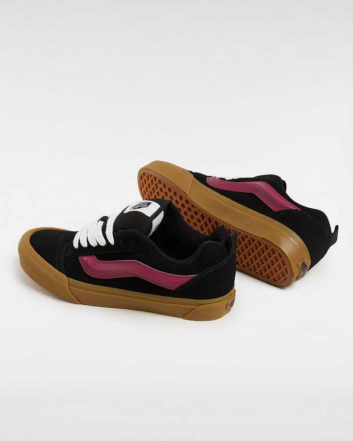 Black Women Vans Knu Skool Sneakers Canada | VN3695708