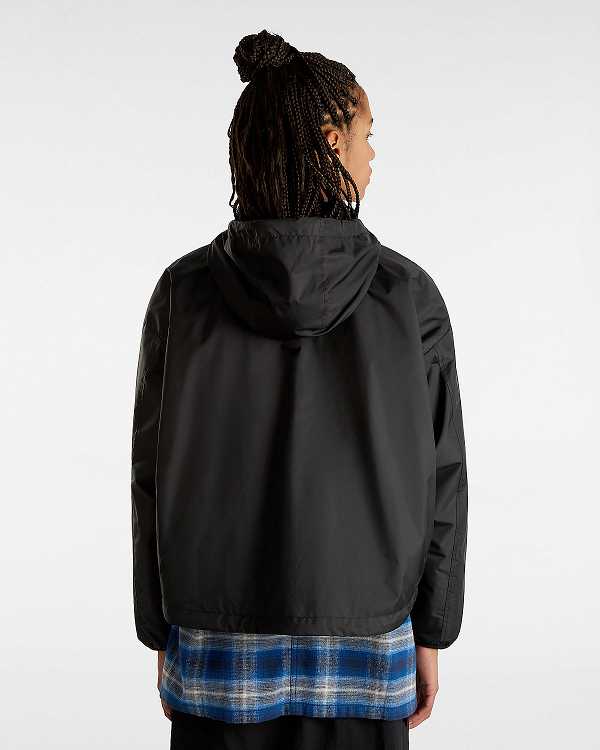 Black Women Vans MTE Theo Windbreaker Canada | VN7621495