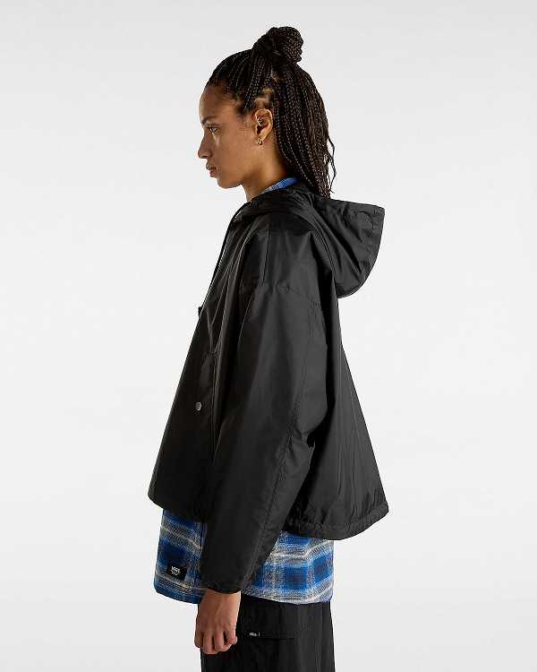 Black Women Vans MTE Theo Windbreaker Canada | VN7621495