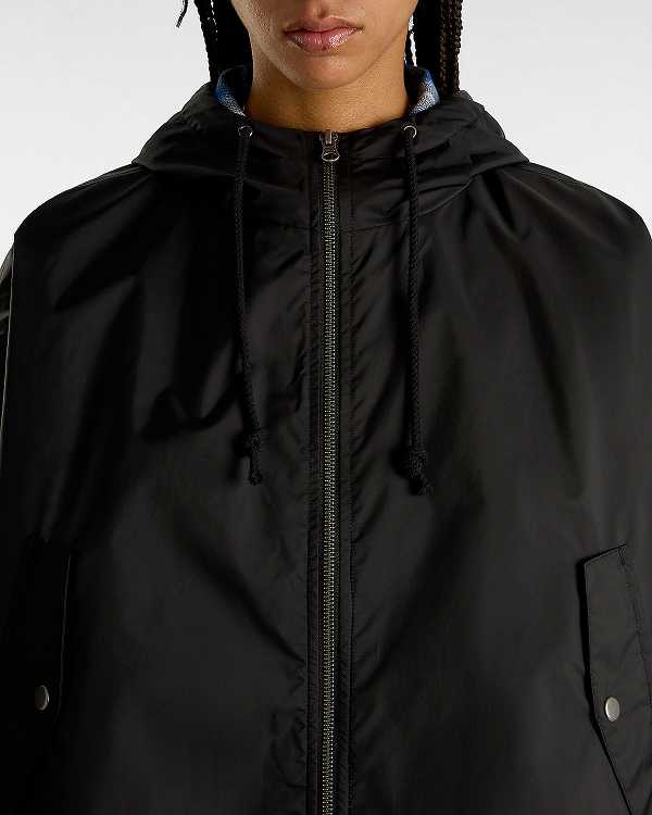Black Women Vans MTE Theo Windbreaker Canada | VN7621495