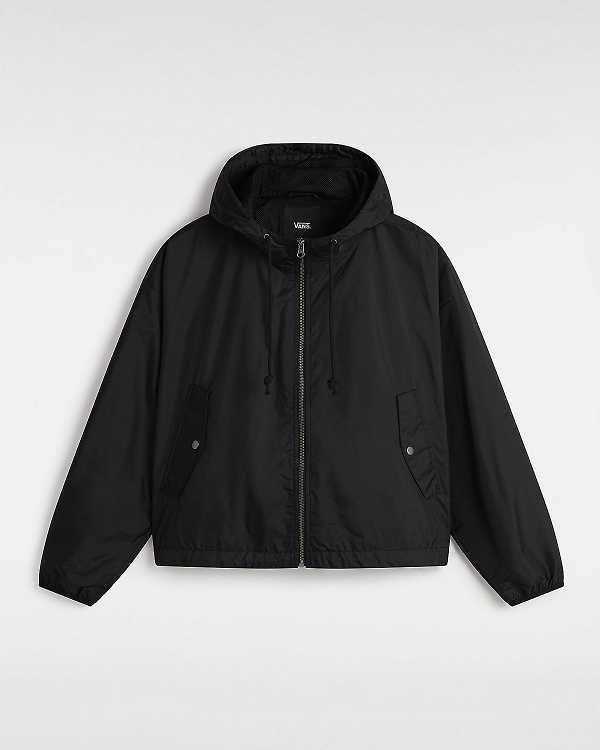 Black Women Vans MTE Theo Windbreaker Canada | VN7621495