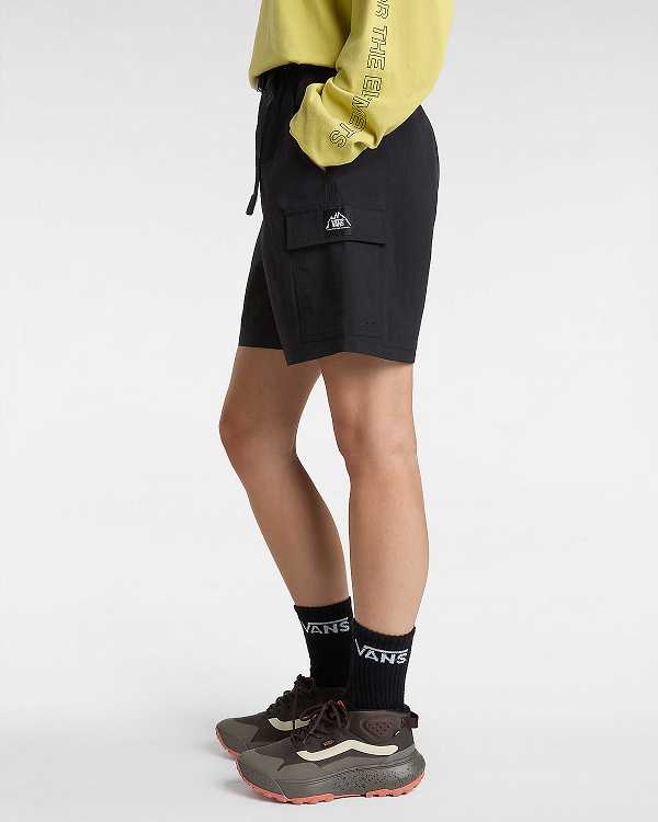 Black Women Vans MTE Trail Short Shorts Canada | VN3564971