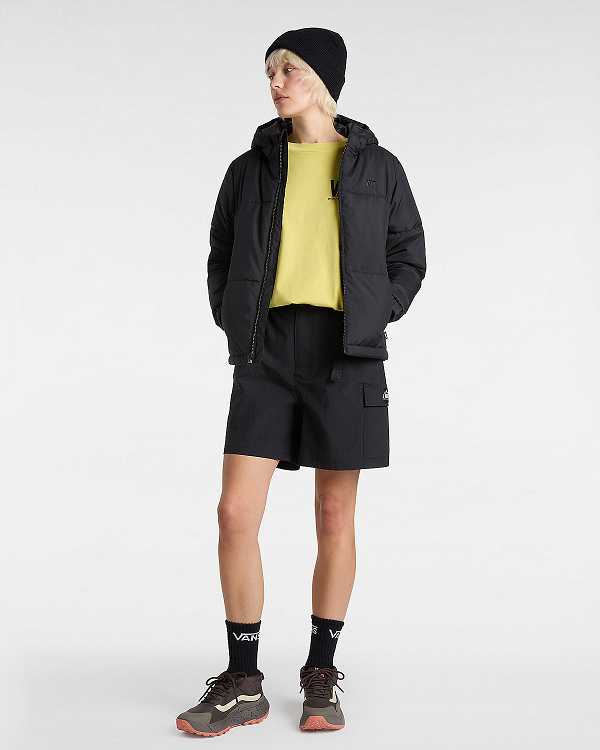 Black Women Vans MTE Trail Short Shorts Canada | VN3564971