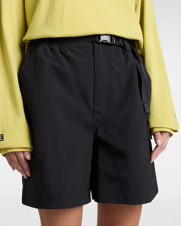 Black Women Vans MTE Trail Short Shorts Canada | VN3564971