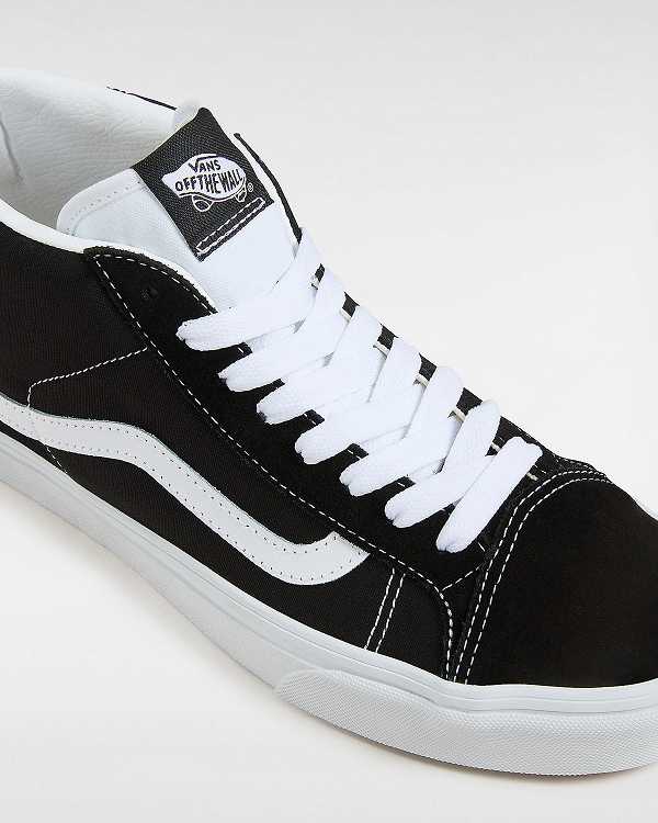 Black Women Vans Mid Skool 37 Sneakers Canada | VN3856407