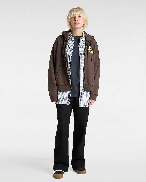 Black Women Vans Moon Set Oversized T Shirts Canada | VN5324907