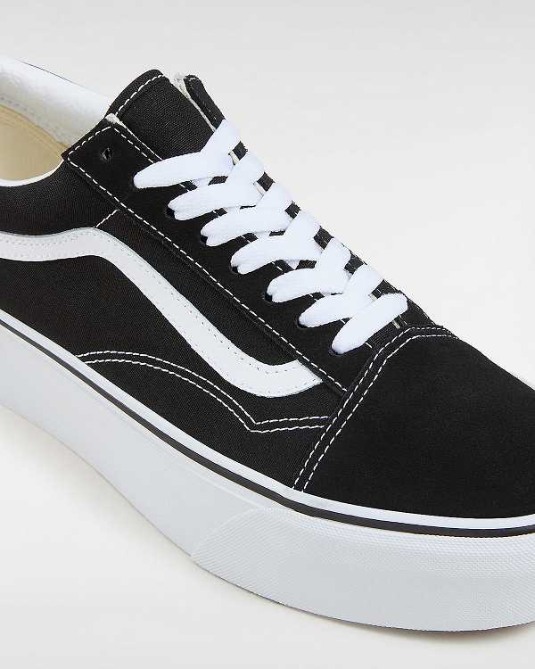 Black Women Vans Old Skool Platform Shoes Canada | VN0264378