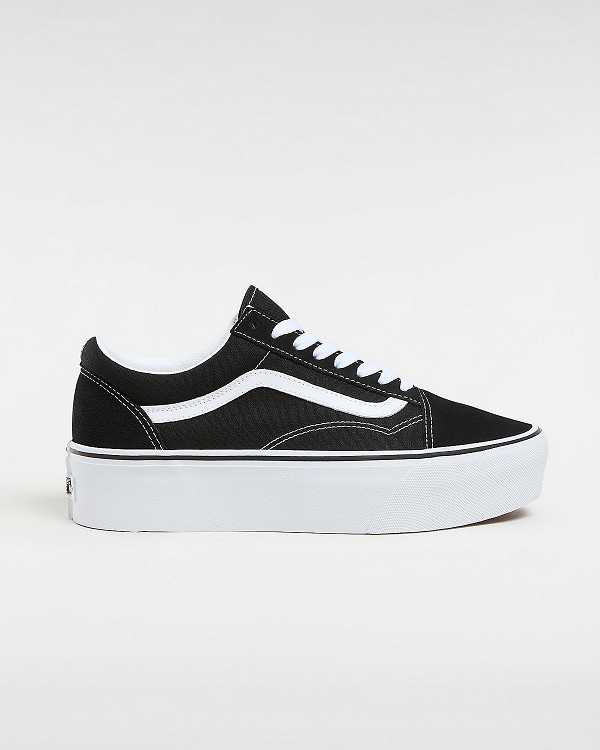 Black Women Vans Old Skool Platform Shoes Canada | VN0264378