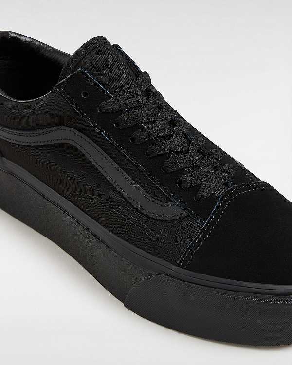 Black Women Vans Old Skool Platform Shoes Canada | VN8576941