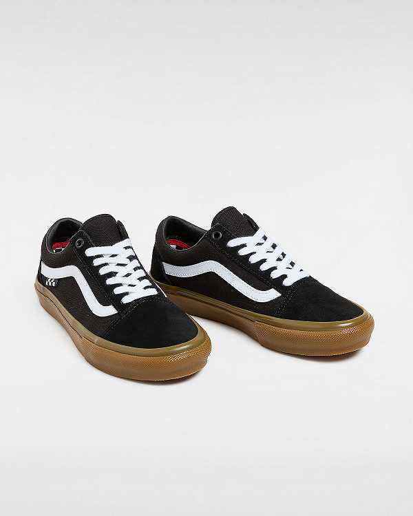 Black Women Vans Old Skool Skate Shoes Canada | VN7163204