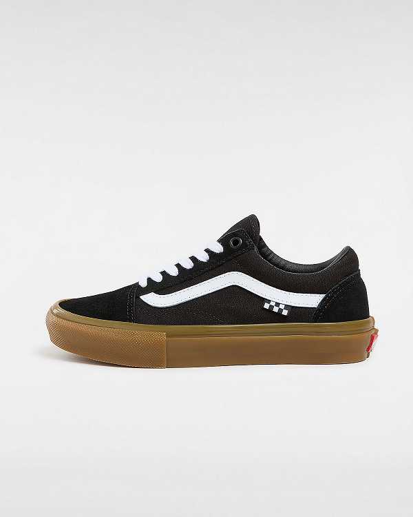 Black Women Vans Old Skool Skate Shoes Canada | VN7163204