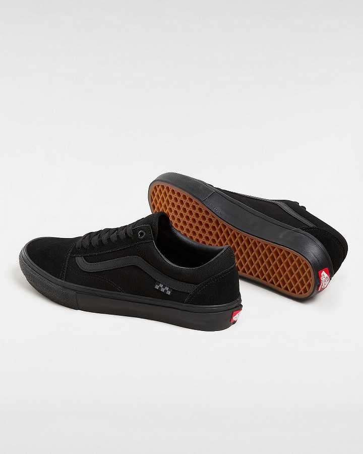 Black Women Vans Old Skool Skate Shoes Canada | VN9508261