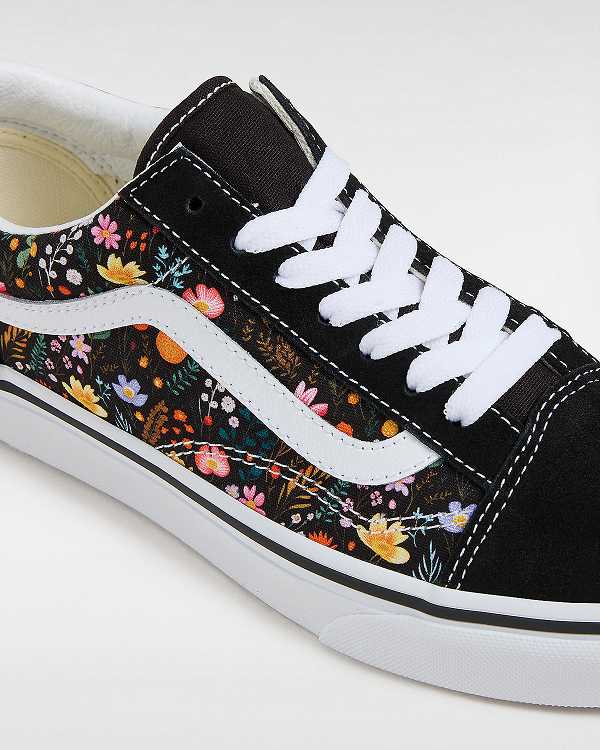 Black Women Vans Old Skool Sneakers Canada | VN6245371
