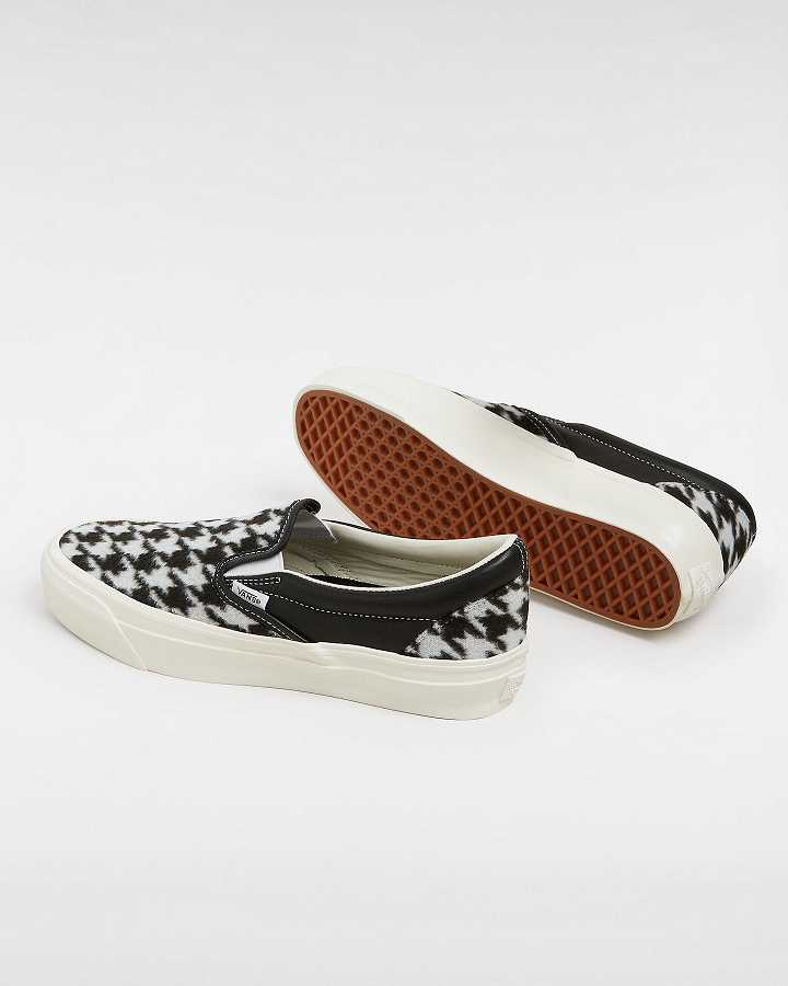 Black Women Vans Premium 98 Slip On Shoes Canada | VN9254736