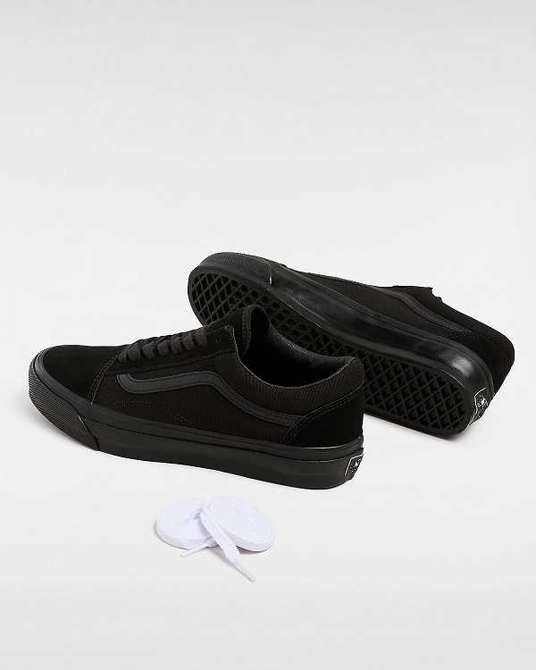 Black Women Vans Premium Old Skool Skate Shoes Canada | VN8609251