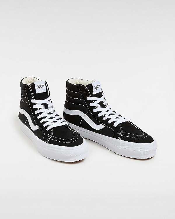 Black Women Vans Premium Sk8-Hi 38 Reissue Skate Shoes Canada | VN7952463