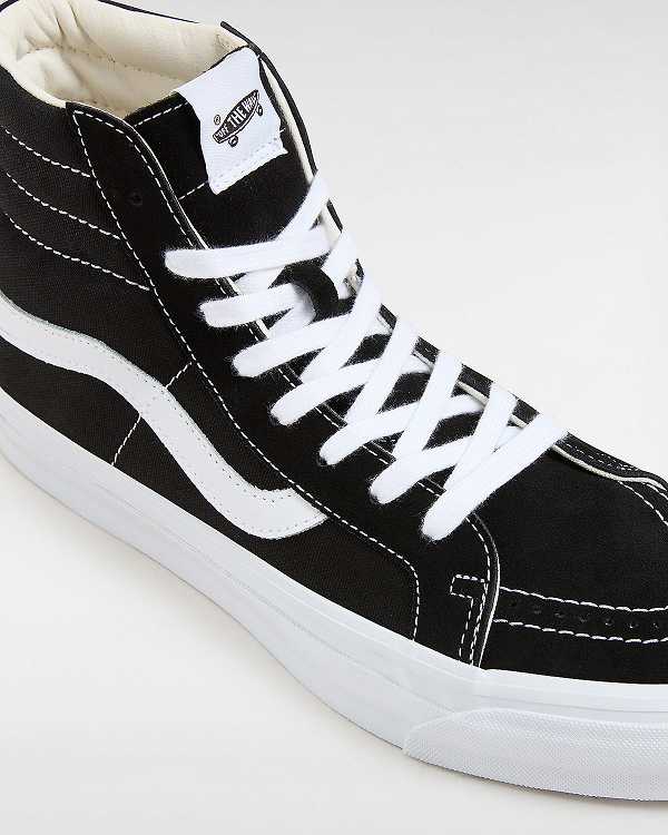 Black Women Vans Premium Sk8-Hi 38 Reissue Skate Shoes Canada | VN7952463