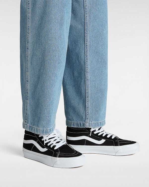 Black Women Vans Premium Sk8-Hi 38 Reissue Skate Shoes Canada | VN7952463