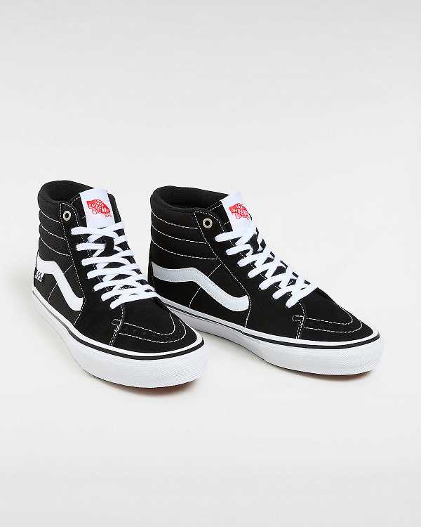 Black Women Vans Sk8-Hi Skate Shoes Canada | VN6540971