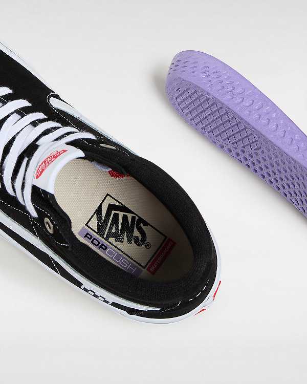 Black Women Vans Sk8-Hi Skate Shoes Canada | VN6540971