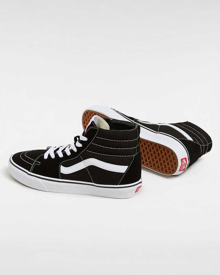 Black Women Vans Sk8-Hi Sneakers Canada | VN7163985
