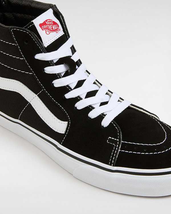 Black Women Vans Sk8-Hi Sneakers Canada | VN7163985