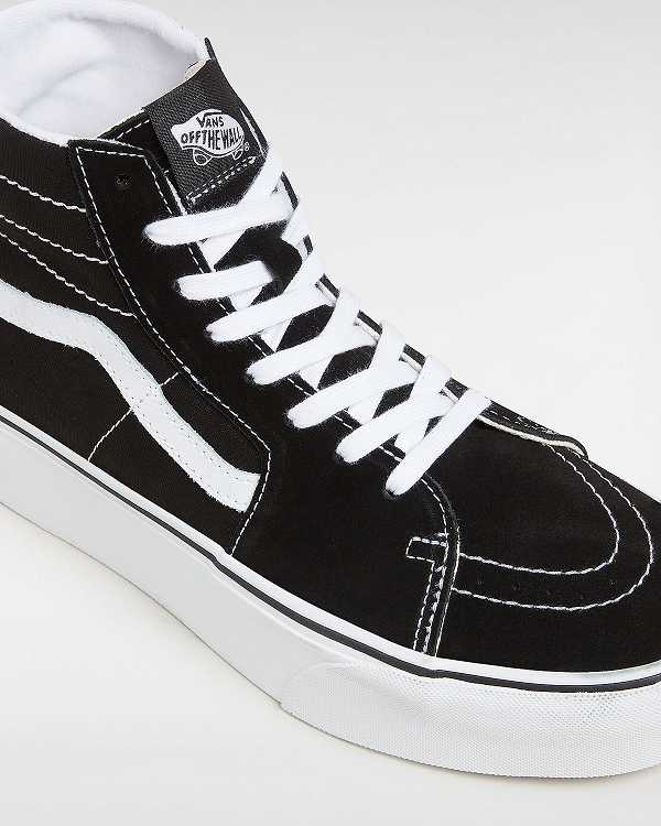 Black Women Vans Sk8-Hi Tapered Platform Shoes Canada | VN7209431