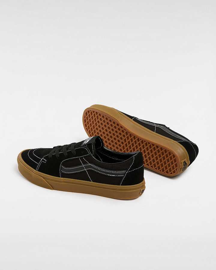 Black Women Vans Sk8-Low Sneakers Canada | VN5234160