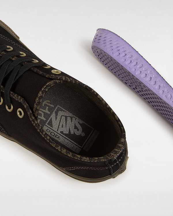 Black Women Vans Skate Authentic Mid Sneakers Canada | VN2156934