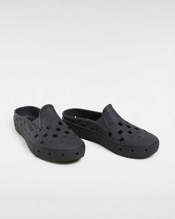 Black Women Vans Slip-On TRK MTE Mules Canada | VN2649853