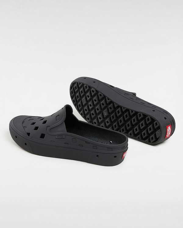 Black Women Vans Slip-On TRK MTE Mules Canada | VN2649853