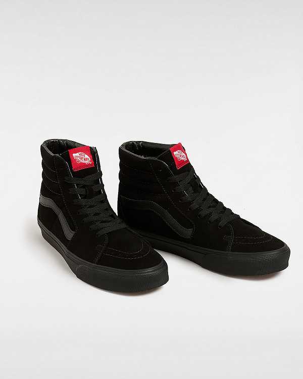Black Women Vans Suede Sk8-Hi Sneakers Canada | VN0235148