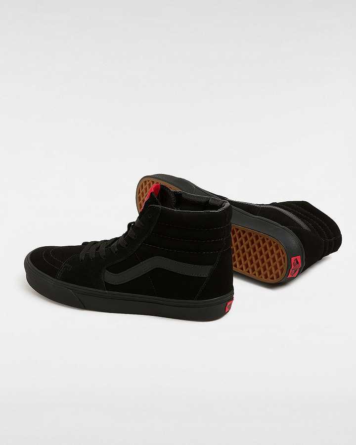 Black Women Vans Suede Sk8-Hi Sneakers Canada | VN0235148