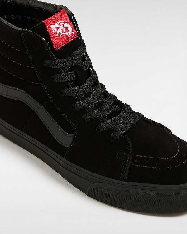 Black Women Vans Suede Sk8-Hi Sneakers Canada | VN0235148