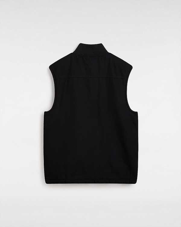 Black Women Vans Talbot Reversible Vest Canada | VN5026713