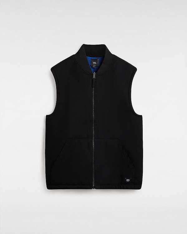 Black Women Vans Talbot Reversible Vest Canada | VN5026713
