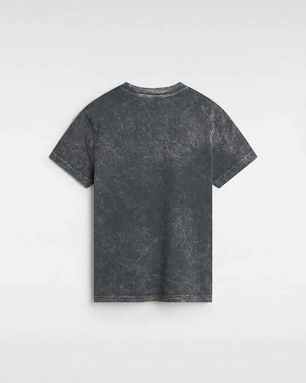 Black Women Vans Unibalance Boyfriend Fit T Shirts Canada | VN2468750