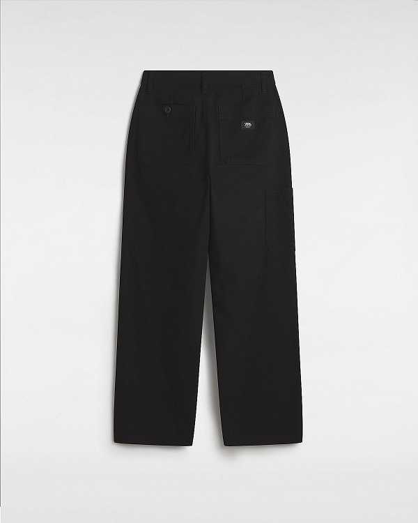 Black Women Vans Union Relaxed Carpenter Pants Canada | VN2568910