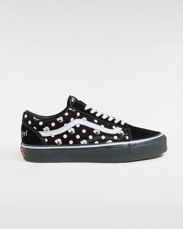 Black Women Vans Vans X Papergirl Old Skool Sneakers Canada | VN4376051