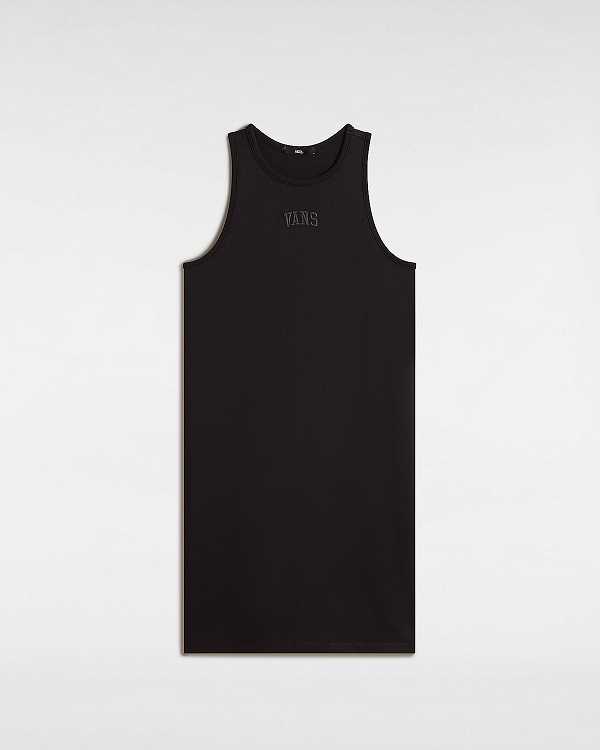 Black Women Vans Varsity Tank Dress Canada | VN6489753