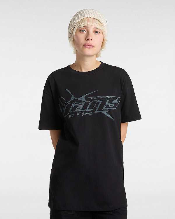 Black Women Vans Y2V T Shirts Canada | VN1264059