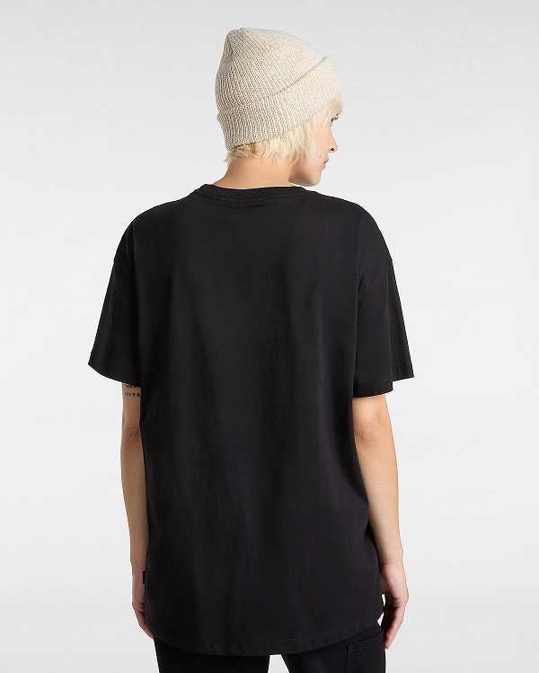Black Women Vans Y2V T Shirts Canada | VN1264059