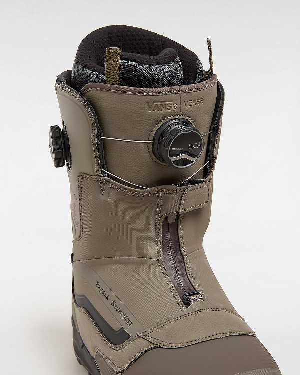 Black / Brown Men Vans Verse X Parker Szumowski MTE Snowboard Boots Canada | VN6450371