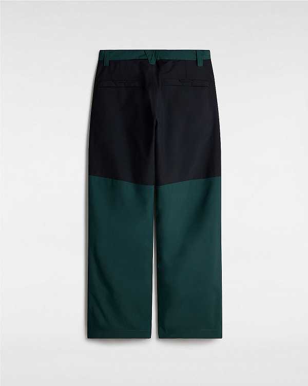 Black / Green Men Vans MTE Hellbound Pants Canada | VN3596217