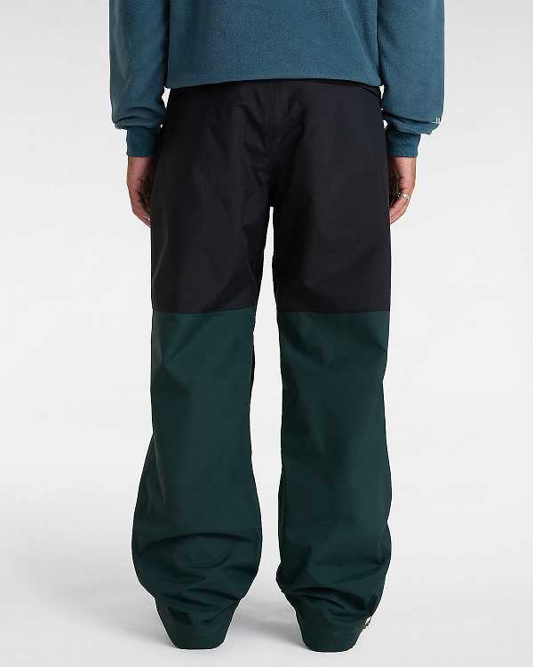 Black / Green Men Vans MTE Hellbound Pants Canada | VN3596217