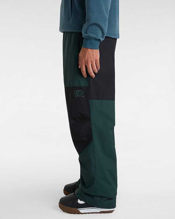 Black / Green Men Vans MTE Hellbound Pants Canada | VN3596217