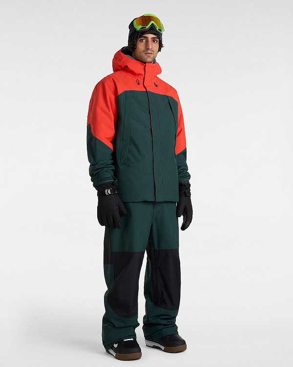 Black / Green Men Vans MTE Hellbound Pants Canada | VN3596217